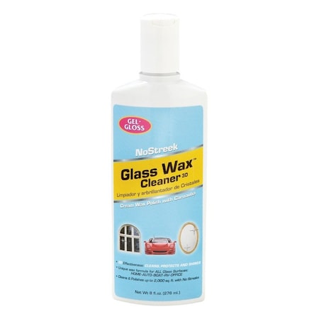 Glass Wax Cleaner 8Oz
